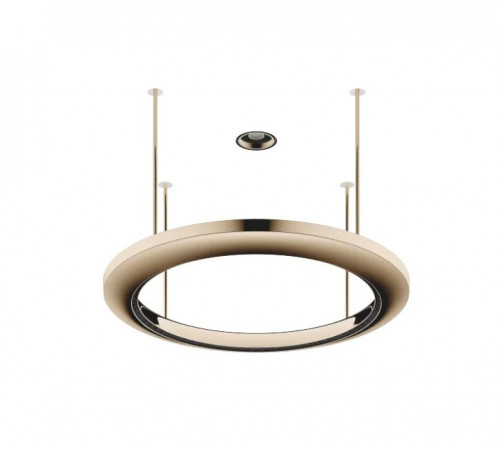 Панель дождевая, Dornbracht, AQUAHALO, 605*605, цвет-шампанское (золото 22кт)
