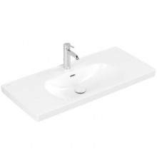 Раковина, Villeroy&Boch, Skyla, шгв 1000*470*165, отверстия для смесителя-1, цвет-альпийский белый (белый Alpin)