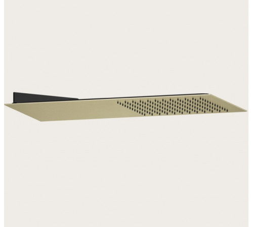 Верхний душ, Gessi, Tremillimetri, Quadro, 300*300, цвет-Brushed Brass PVD