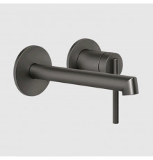 Смеситель для ванны и душа, Gessi, Ingranaggio, цвет-Black Metal Brushed PVD