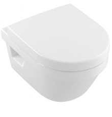 Унитаз подвесной, Villeroy&Boch, Architectura, шгв 350*480*340, CeramicPlus, цвет-альпийский белый