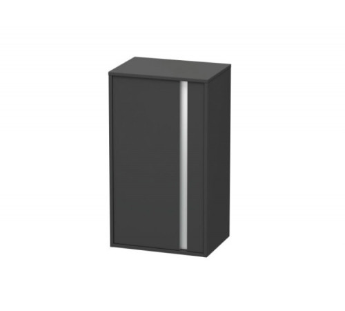 Шкаф-пенал, Duravit, Ketho, шгв 500*360*880, петли-справа, цвет-графит матовый