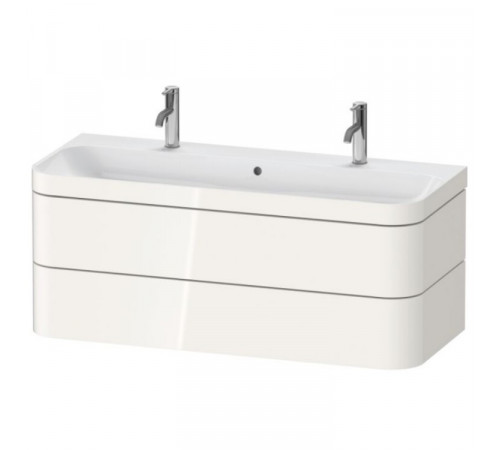Тумба под раковину, Duravit, Happy D.2 Plus, шгв 1175*490*480, раковина-в комплекте, цвет-белый