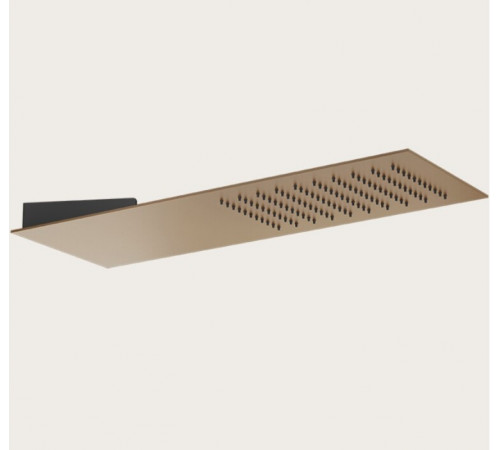 Верхний душ, Gessi, Tremillimetri, Quadro, 195*550, цвет-Copper Brushed PVD