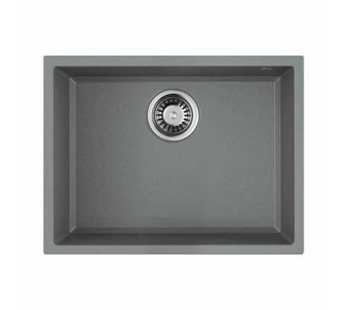 Мойка, OMOIKIRI, Tedori, шгв 550*420*220, отверстия для смесителя-отсутствуют, цвет-Leningrad grey