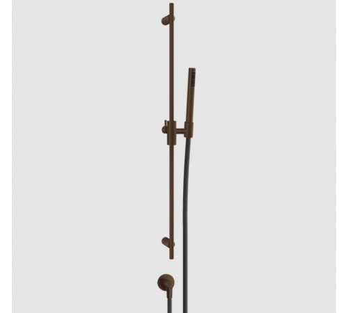 Душевой гарнитур, Gessi, Habito Unito, 23, цвет-Dark Bronze