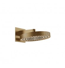 Верхний душ, Gessi, Incastri, 300*300, цвет-Warm Bronze Brushed PVD