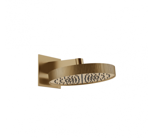 Верхний душ, Gessi, Incastri, 300*300, цвет-Warm Bronze Brushed PVD