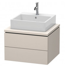 Тумба под раковину, Duravit, L-Cube, шгв 620*547*400, раковина-необходимо заказать, цвет-серо-коричневый матовый