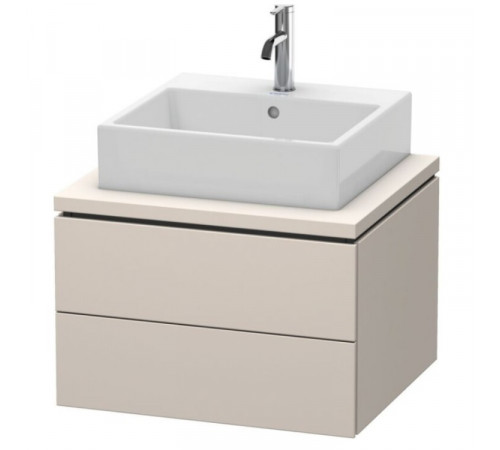 Тумба под раковину, Duravit, L-Cube, шгв 620*547*400, раковина-необходимо заказать, цвет-серо-коричневый матовый
