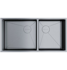 Мойка, Omoikiri, Taki, чаши-2, шгв 850*440*200, отверстия для смесителя-отсутствуют, цвет-нержавеющая сталь