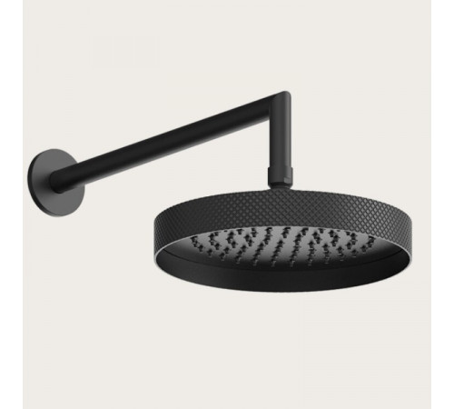 Верхний душ, Gessi, Anello, Diamantao, 218*218, цвет-черный матовый (старый арт. 63448/299)