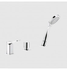 Смеситель для ванны и душа, Gessi, Rilievo, цвет-хром