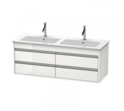 Тумба под раковину, Duravit, Ketho, шгв 1270*475*480, раковина-необходимо заказать, цвет-белый глянцевый