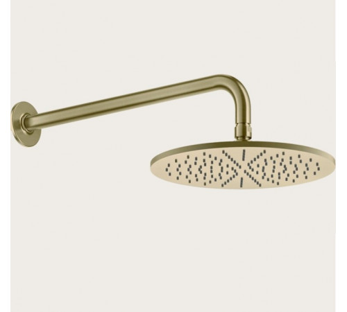 Верхний душ, Gessi, Inciso, 300*300, цвет-Brushed Brass PVD