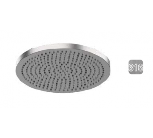 Верхний душ, Almar, 316 Stalnless Steel, 232*232, цвет-316 Stainless Steel (Товар заказной, возврату не подлежит)