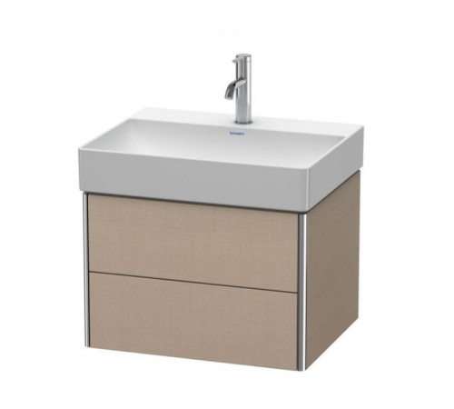 Тумба под раковину, Duravit, XSquare, шгв 584*460*397, раковина-необходимо заказать, цвет-лён