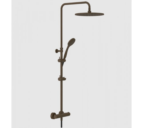 Душевая стойка, Gessi, Minimalistic shower, цвет-Dark Bronze