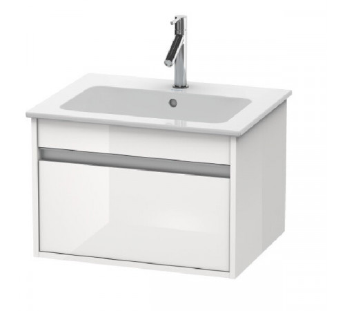 Тумба под раковину, Duravit, Ketho, шгв 600*475*410, раковина-необходимо заказать, цвет-белый глянцевый