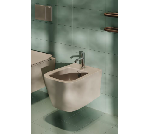 Биде, Artceram, A16, подвесной, шгв 360*525*290, Saniglaze, цвет-Brown matera (Товар заказной, возврату не подлежит)
