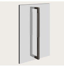 Ручка двойная, Gessi, Shower G Rigato, 450мм, цвет-Black Metal Brushed PVD