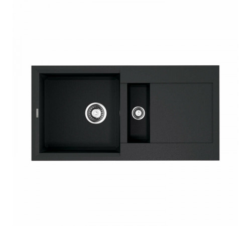 Мойка, OMOIKIRI, Sakaime, шгв 860*435*230, отверстия для смесителя-10 промаркированных, чаши-2, цвет-чёрный