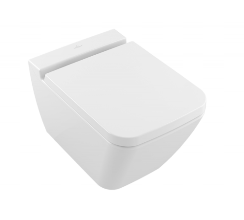 Унитаз, Villeroy&Boch, Finion, подвесной, шгв 375*560*350, CeramicPlus, цвет-альпийский белый