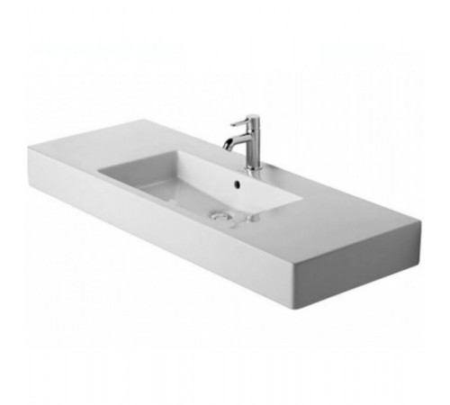 Раковина, Duravit, Vero, шгв 1250*490*170, отверстия для смесителя-1, цвет-белый