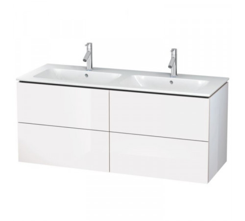 Тумба под раковину, Duravit, L-Cube, шгв 1290*481*550, раковина-необходимо заказать, цвет-белый глянцевый