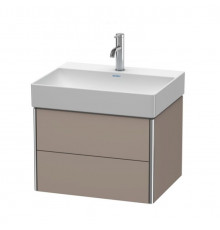 Тумба под раковину, Duravit, XSquare, шгв 584*460*397, раковина-необходимо заказать, цвет-базальт матовый