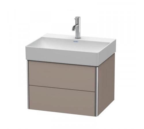 Тумба под раковину, Duravit, XSquare, шгв 584*460*397, раковина-необходимо заказать, цвет-базальт матовый