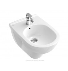 Биде, Villeroy&Boch, O'Novo, подвесной, шгв 360*560*310, CeramicPlus, цвет-альпийский белый