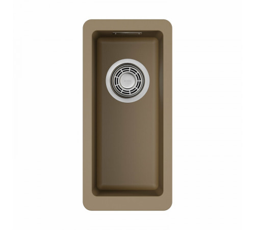 Мойка, OMOIKIRI, Kata, шгв 200*420*160, отверстия для смесителя-отсутствуют, цвет-карамель