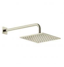 Верхний душ, Gessi, Rilievo, 250*250, цвет-Nickel PVD