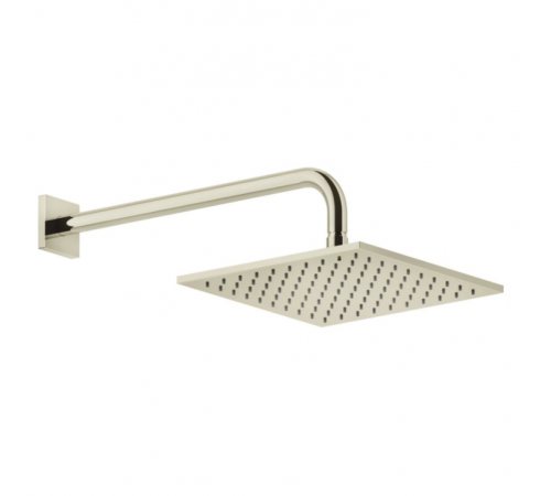 Верхний душ, Gessi, Rilievo, 250*250, цвет-Nickel PVD