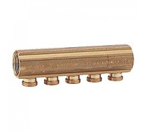 Коллектор распределительный 3/4"x18/4, латунный