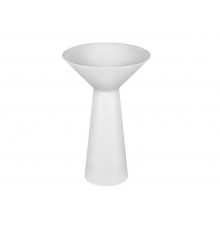 Раковина, Gessi, Cono, шгв 546*546*900, отверстия для смесителя-отсутствуют, цвет -матовый белый