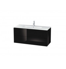 Тумба под раковину, Duravit, L-Cube, шгв 1220*481*550, раковина-необходимо заказать, цвет-черный глянцевый