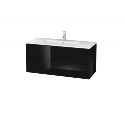 Тумба под раковину, Duravit, L-Cube, шгв 1220*481*550, раковина-необходимо заказать, цвет-черный глянцевый