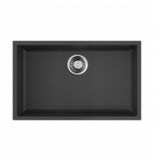 Мойка, OMOIKIRI, Tedori, шгв 660*420*220, отверстия для смесителя-отсутствуют, цвет-чёрный