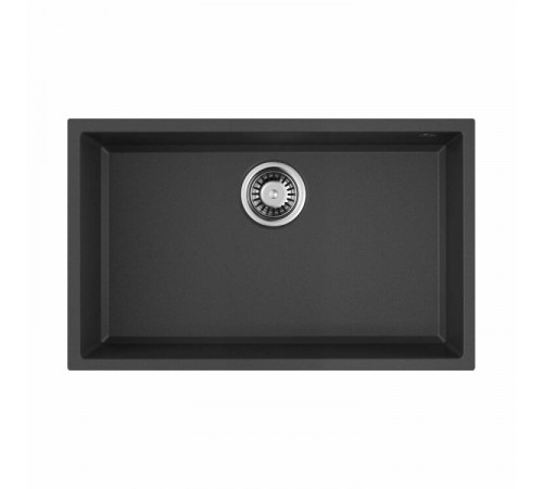 Мойка, OMOIKIRI, Tedori, шгв 660*420*220, отверстия для смесителя-отсутствуют, цвет-чёрный