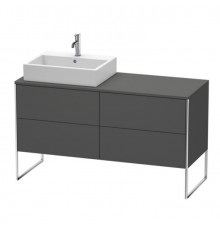 Тумба под раковину, Duravit, XSquare, шгв 1400*548*778, раковина-необходимо заказать, цвет-графит матовый
