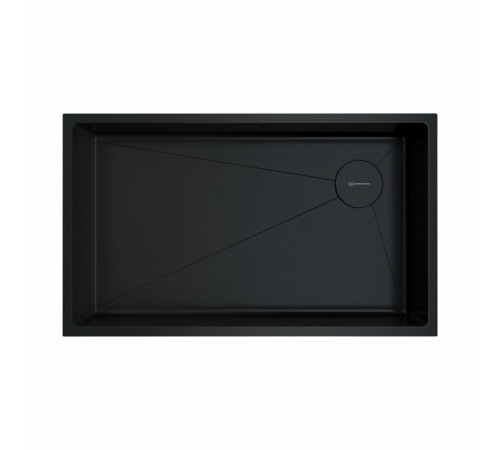 Мойка, OMOIKIRI, TAKI, шгв 740*440*200, отверстия для смесителя-отсутствуют, цвет-графит