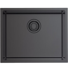 Мойка, Omoikiri, Tadzava Ultra, шгв 540*440*200, отверстия для смесителя-отсутствуют, цвет-вороненая сталь