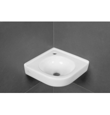 Раковина, Villeroy&Boch, O.Novo, шгв 450*320*85, отверстия для смесителя-1, цвет-альпийский белый