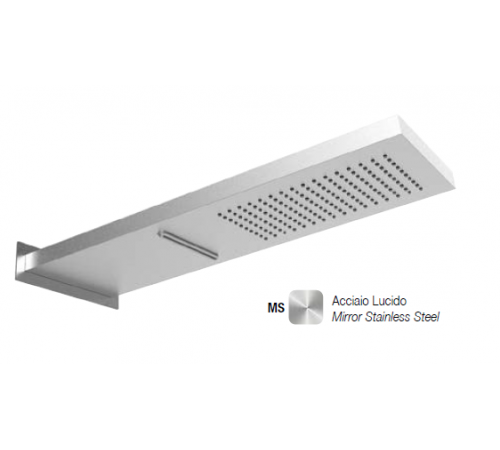 Верхний душ, Almar, Wall Mounted head showers, 537*165, цвет-сталь (Steel) (Товар заказной, возврату не подлежит)