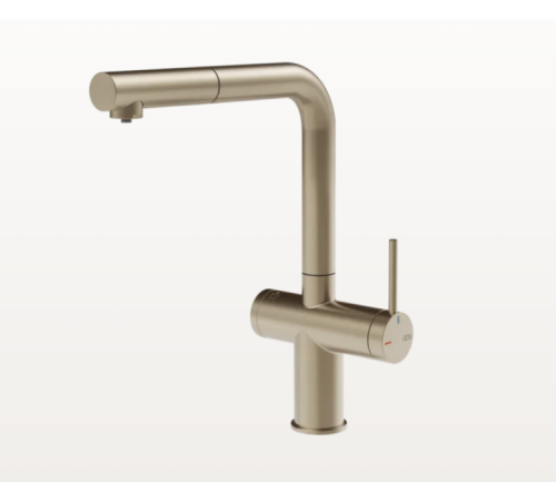 Смеситель для кухни, Gessi, INEDITO, с функцией фильтрации воды, цвет-Finox Brushed Nickel