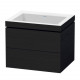 Тумба под раковину, Duravit, XSquare, шгв 784*460*397, раковина-необходимо заказать, цвет-белый глянцевый