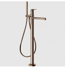 Смеситель для ванны и душа, Gessi, Ingranaggio, напольный, цвет-Copper PVD