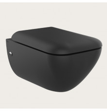 Унитаз, Gessi, подвесной, шгв 358*540*404, цвет-чёрный матовый
